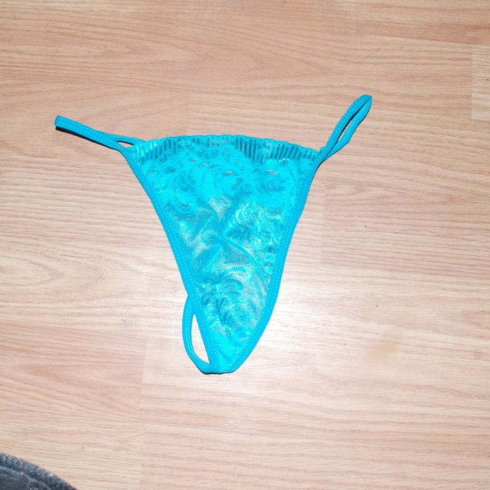 Teal G-String